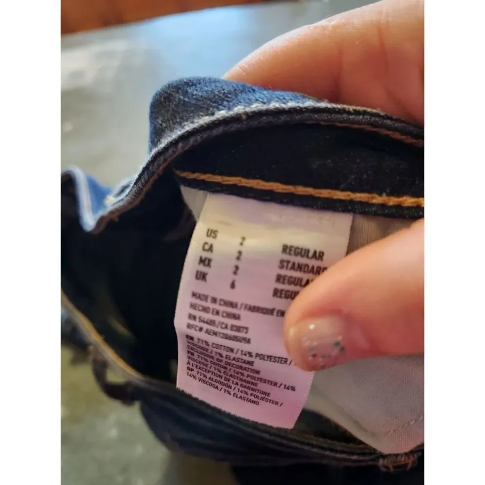 American Eagle super stretch skinny jeans sz 2